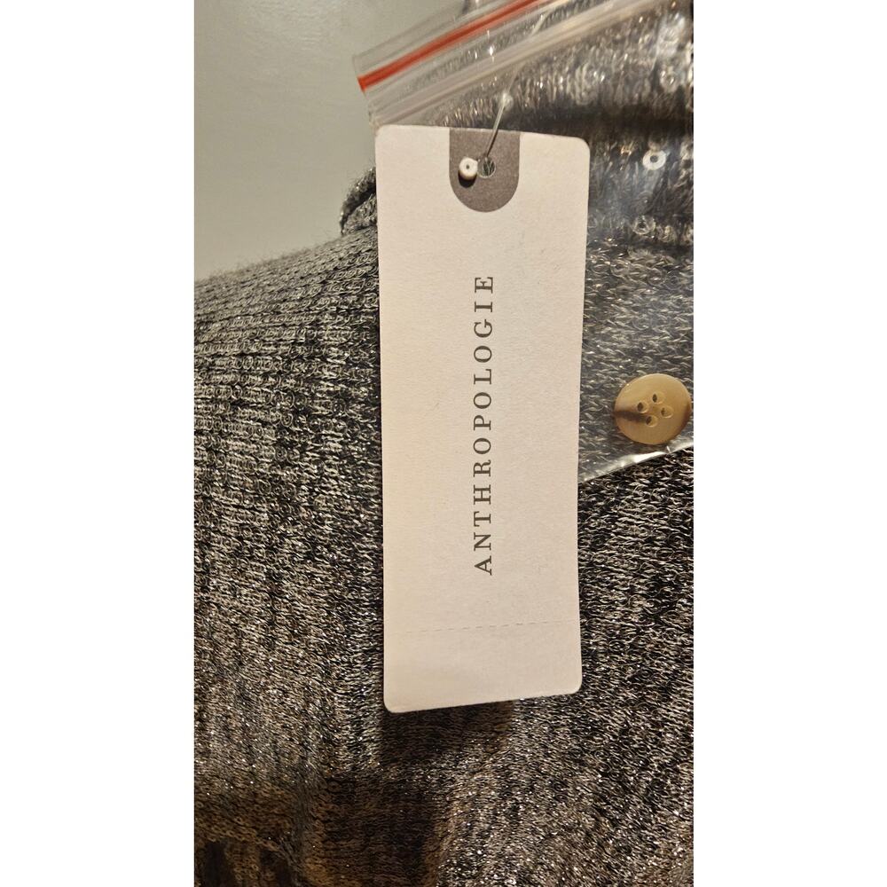 Anthropologie Hadley Relaxed Buttondown Shirt by Pilcro Shine Edition NWT, Sz S - Picture 8 of 9